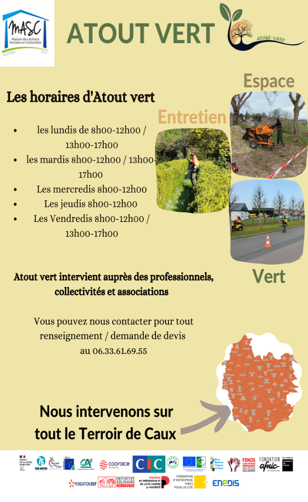Prestations d'espaces verts Atout Vert
